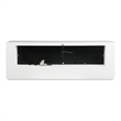 Furniture of America Alcala Wood White 71-Inch TV Stand With Electric Fire Place