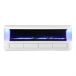 Furniture of America Alcala Wood White 71-Inch TV Stand With Electric Fire Place