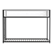 Furniture of America Pramit Metal Twin over Twin Bunk Bed in Black