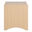 Furniture of America Cole Wood Natural 1-Drawer Pet-Friendly Design Side Table