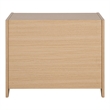 Furniture of America Cole Wood Natural 1-Drawer Pet-Friendly Design Side Table