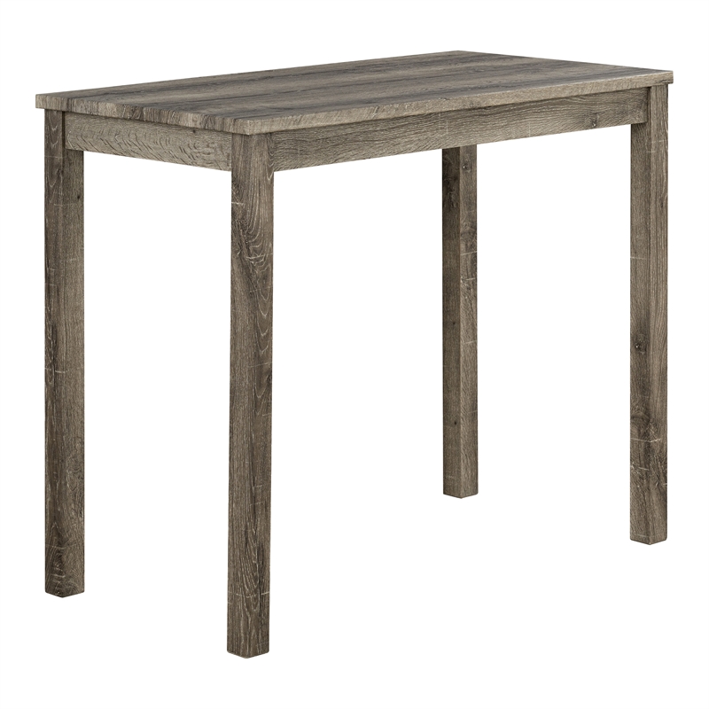 Furniture of America Surtop Wood 3-Piece Counter Dining Table Set in Brown