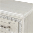 Furniture of America Gelbero White Wood Dovetail 2-Drawer Nightstand with USBs