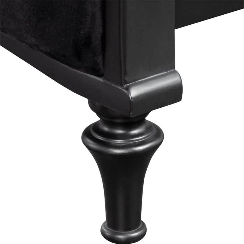 Furniture of America Seabliss Wood King 5-Piece Bedroom Set in Black