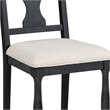 Furniture of America Peregrine Wood 7-Piece Dining Table Set in Black