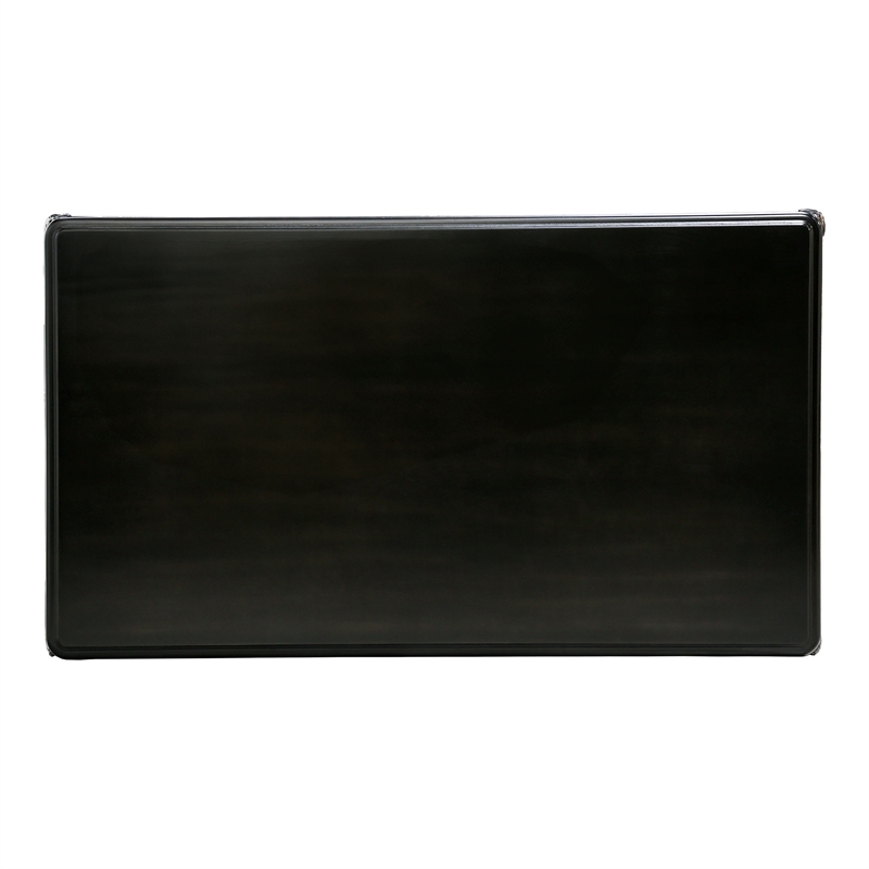 Furniture of America Raya Wood 2-Piece Coffee Table Set in Black