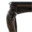 Furniture of America Raya Wood Coffee Table with Cabriole Legs in Black