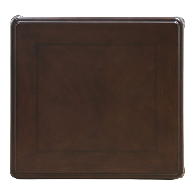 Furniture of America Adelaide Wood End Table with Cabriole Legs in Brown