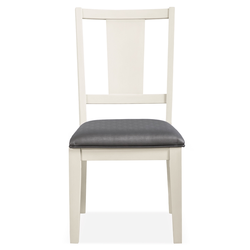 Furniture of America Arvin Wood 5-Piece Extendable Dining Table Set in White