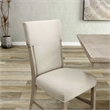 Furniture of America Westely Wood and Upholster Natural Side Chairs (Set of 2)