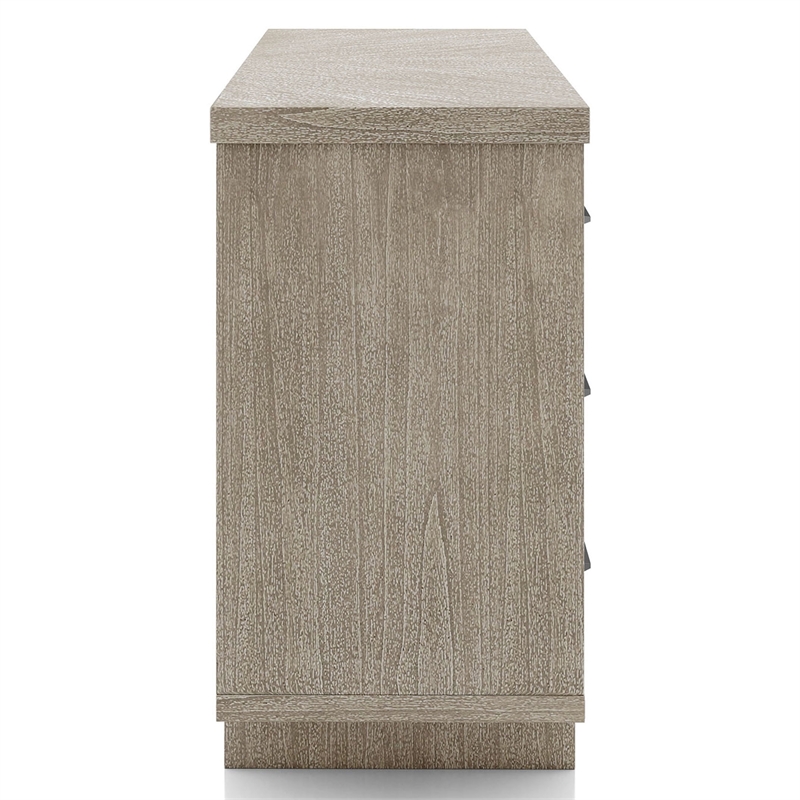 Furniture of America Westely Wood Multi-Storage Server in Natural