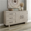 Furniture of America Westely Wood Multi-Storage Server in Natural