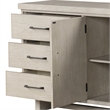 Furniture of America Westely Wood Multi-Storage Server in Natural