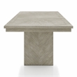 Furniture of America Westely Wood Extendable Dining Table in Natural