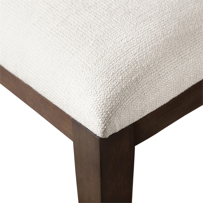 Furniture of America Goddard Wood 7-Piece Dining Table Set in Dark Walnut