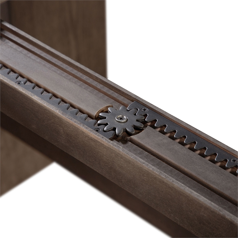 Furniture of America Goddard Wood 7-Piece Dining Table Set in Dark Walnut