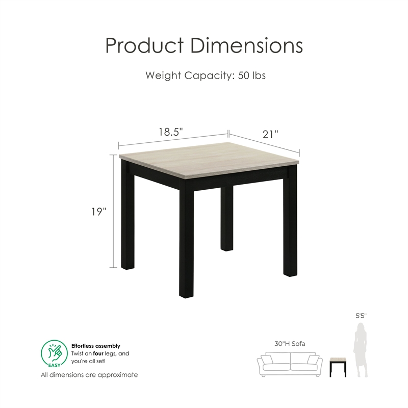 Furniture of America Isime Wood 3-Piece Coffee Table Set in Light Gray