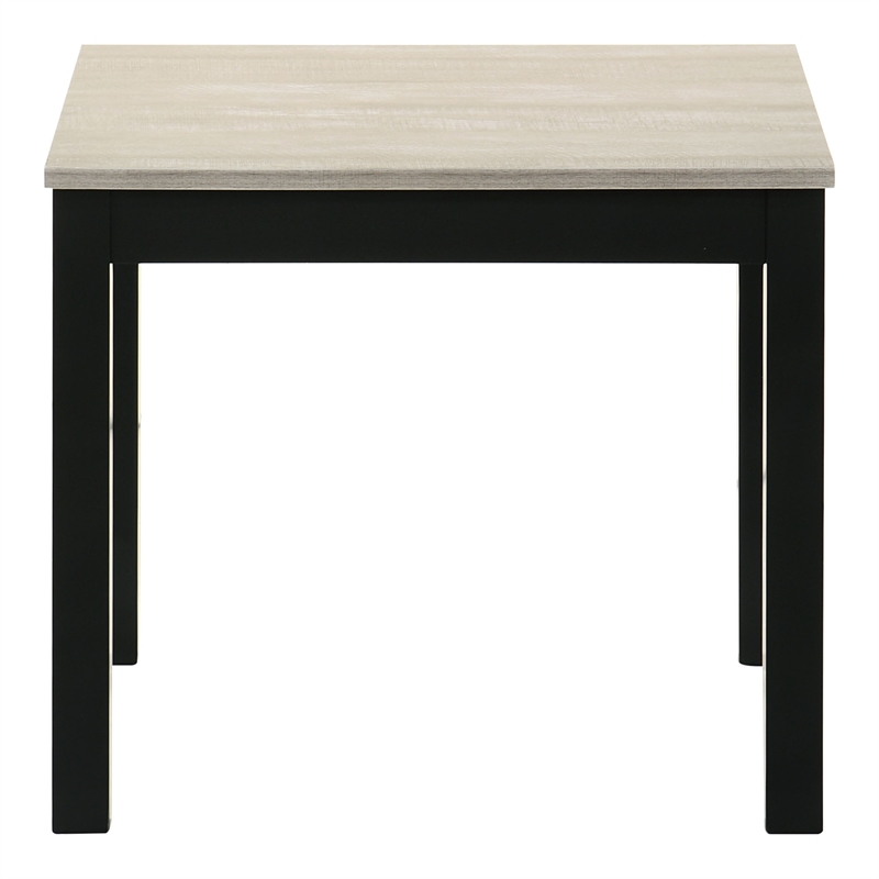 Furniture of America Isime Wood 3-Piece Coffee Table Set in Light Gray
