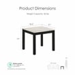 Furniture of America Isime Wood 3-Piece Coffee Table Set in White