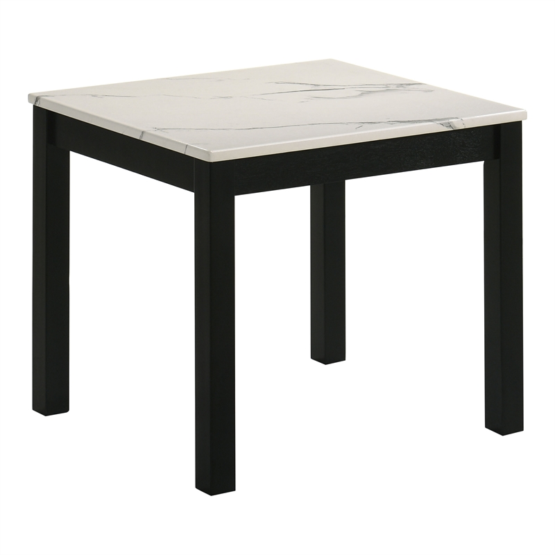 Furniture of America Isime Wood 3-Piece Coffee Table Set in White