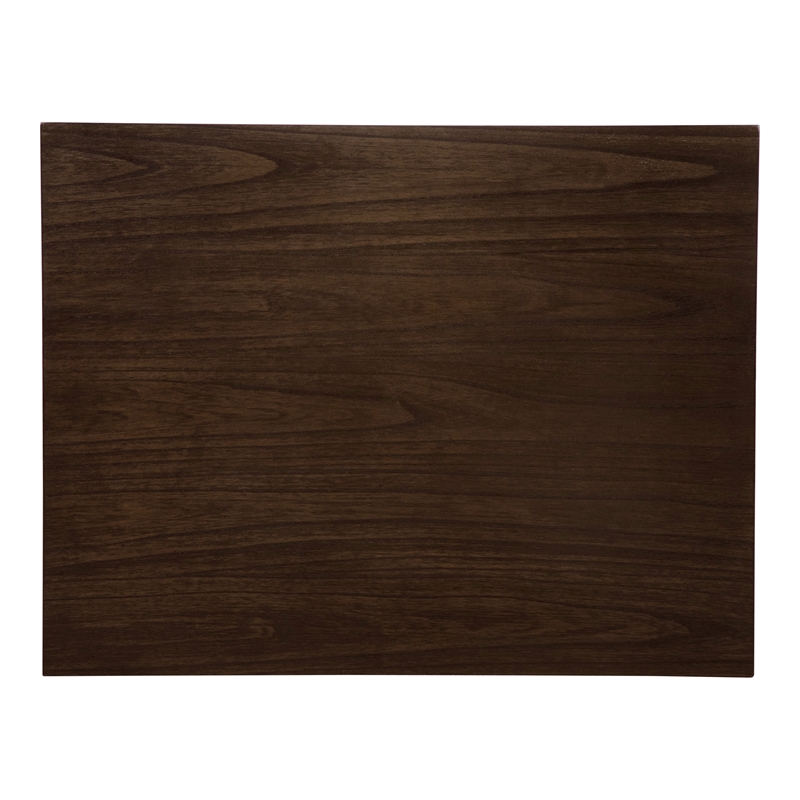Furniture of America Kael Wood 3-Piece Counter Dining Table Set in Cherry