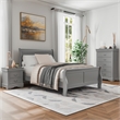 Furniture of America Toni Wood 3-Piece Full Bedroom Set in Gray