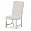 Furniture of America Celestia Solid Wood Side Chairs in Light Gray (Set of 2)