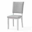 Furniture of America Fagan Fabric Upholstered Side Chairs in Gray (Set of 4)