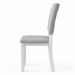Furniture of America Fagan Fabric Upholstered Side Chairs in Gray (Set of 4)