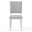 Furniture of America Fagan Fabric Upholstered Side Chairs in Gray (Set of 4)