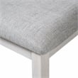 Furniture of America Fagan Fabric Upholstered Side Chairs in Gray (Set of 4)