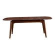 Furniture of America Nazaen Solid Wood 7-Piece Dining Table Set in Walnut
