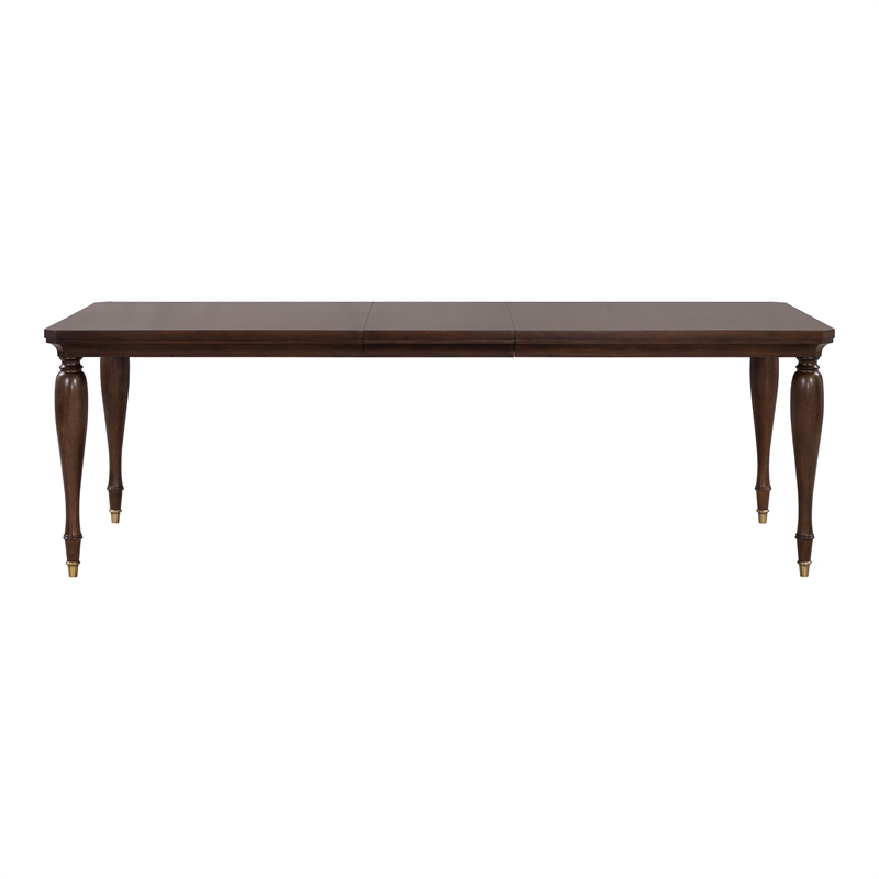Furniture of America Aiyana Solid Wood 7-Piece Dining Table Set in Cherry