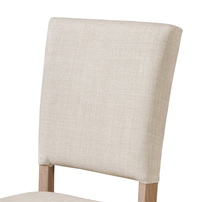 Furniture of America Fagan Fabric Upholstered Side Chairs in Brown (Set of 4)