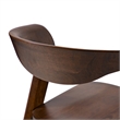 Furniture of America Nazaen Solid Wood Walnut Counter Dining Chairs (Set of 2)