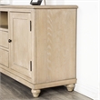 Furniture of America Shelimar Solid Wood Storage TV Stand with Doors in Beige