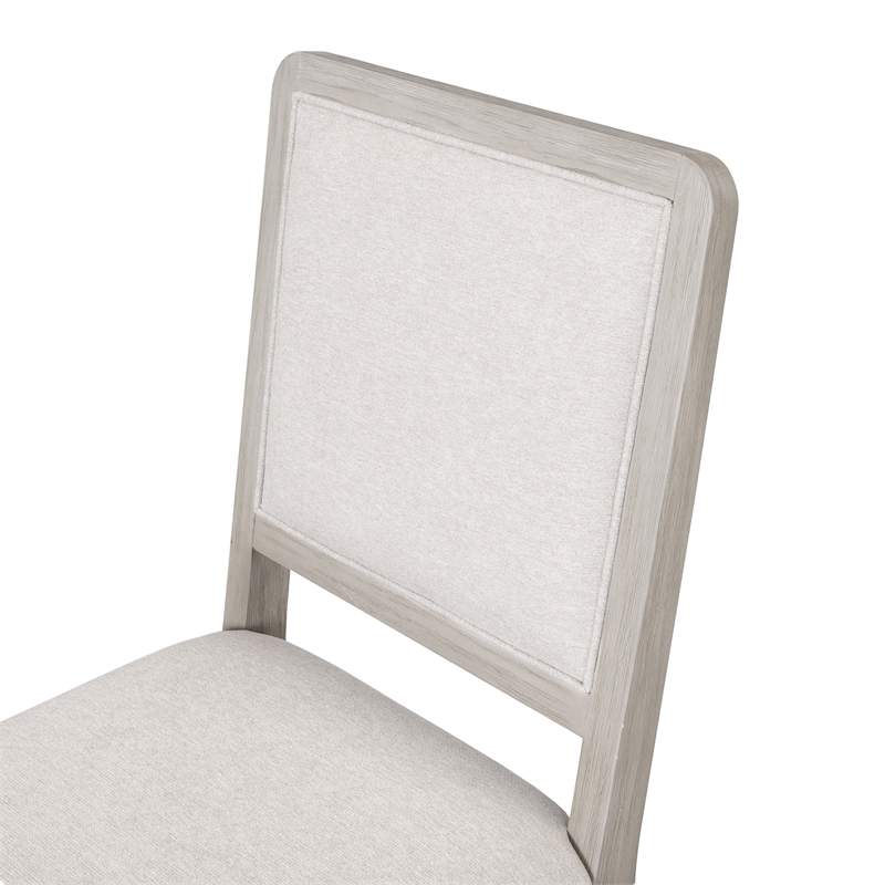 Furniture of America Austin Solid Wood Side Chairs in Oak (Set of 2)