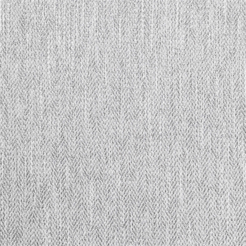 Furniture of America Emeria Chenille Soft Tapered Arm Chair in Light Gray