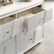 Furniture of America Embud Solid Wood Dovetail 6-Drawer Dresser in White