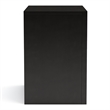 Furniture of America Darius Solid Wood 3-Drawer Nightstand in Black