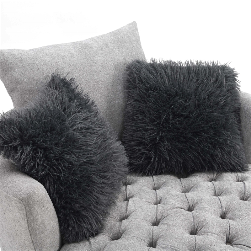 Furniture of America Beauty Fabric Tufted 360 Degree Swivel Chair in Light Gray