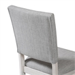Furniture of America Fagan Solid Wood 5-Piece Dining Table Set in Gray
