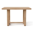 Furniture of America Fagan Solid Wood 5-Piece Dining Table Set in Brown