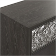 Furniture of America Glint Solid Wood Dovetail 5-Drawer Chest in Espresso