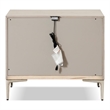 Furniture of America Glint Solid Wood Dovetail 2-Drawer Nightstand in Oak