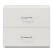 Furniture of America Quince Solid Wood 2-Drawer Nightstand in White