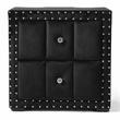 Furniture of America Regan Fabric Upholstered 2-Drawer Nightstand in Black