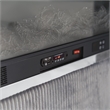 Furniture of America Jolyon Wood 3D Fireplace Bluetooth USB Queen Bed in Gray
