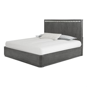 Furniture of America Selyra Solid Wood Mattress Ready King Bed in Espresso