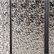 Furniture of America Meinter Wood Stainless Steel Door Panel Server in Black